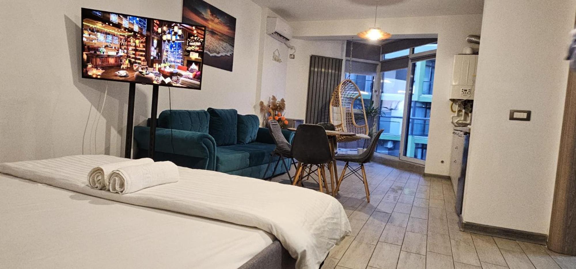Luxury Suite Alezzi Beach Apartment Piscina Incalzita Sauna Jacuzzi Parking Navodari Luaran gambar