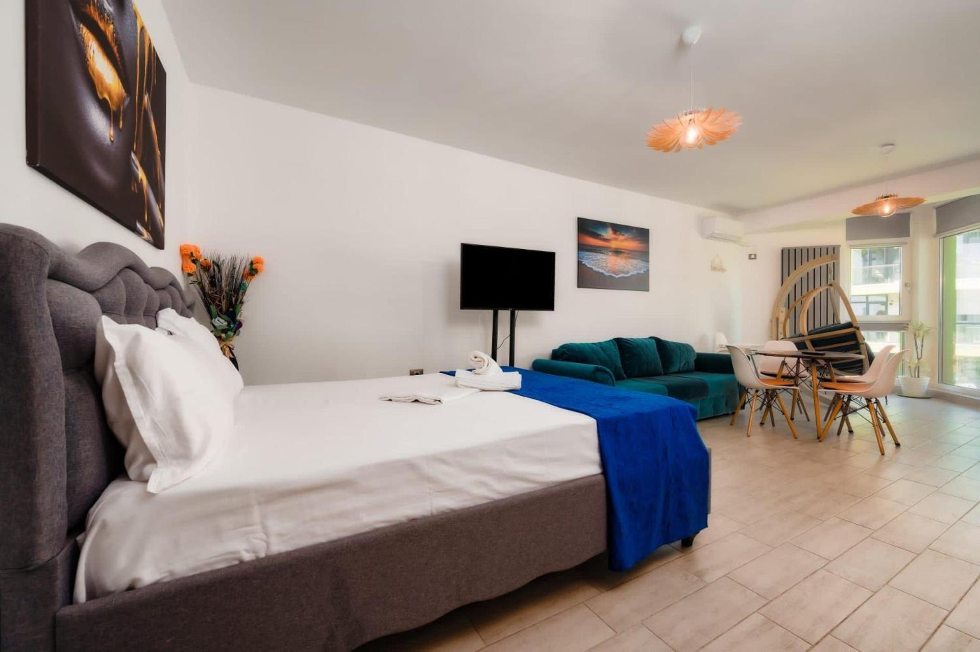 Luxury Suite Alezzi Beach Apartment Piscina Incalzita Sauna Jacuzzi Parking Navodari Luaran gambar